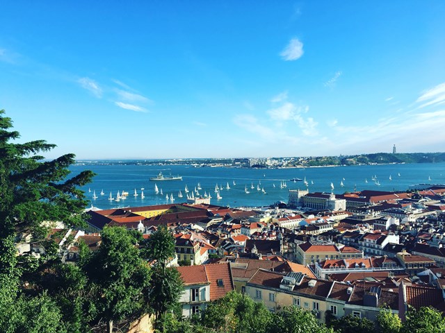 Avillez 9 – The view over Lisbon form the Sao Jorge Castle.